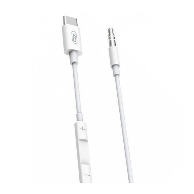 Кабель XO NB-R192B Type-c to 3.5 mm 1M White (NB-R192B)