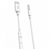 Кабель XO NB-R192B Type-c to 3.5 mm 1M White (NB-R192B)