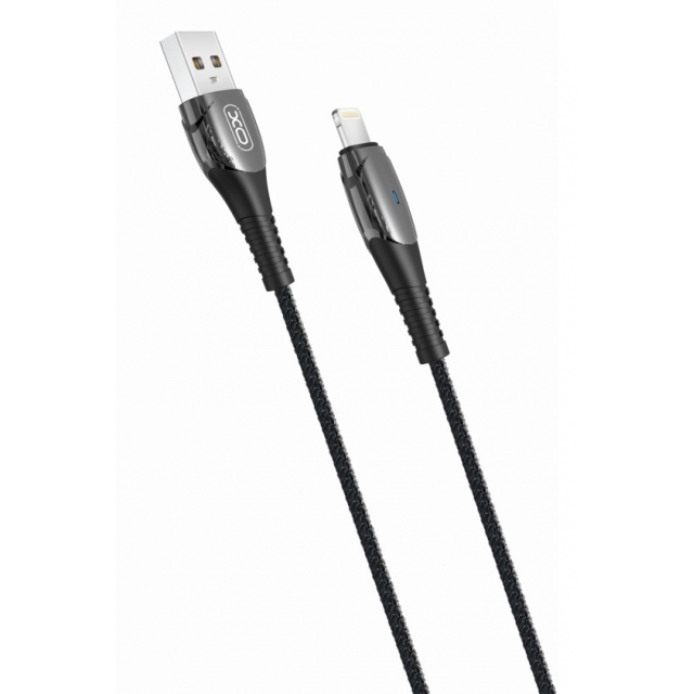 Кабель XO NB145 Smart Chipset Auto Power-off USB Cable for lightning Black