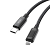 Кабель XO NB-Q203A Digital display data Lightning cable 20W Black