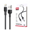 Кабель XO NB208 Liquid Silicone Data Lightning Cable Black