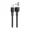 Кабель XO NB208 Liquid Silicone Data Micro Cable Black (NB208)