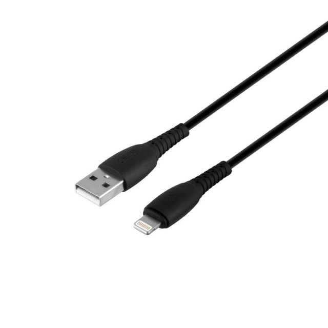 Кабель XO NB-P163  2.4A USB cable for Lightning  1M Black (NB-P163)