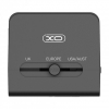 Мережевий фільтр XO WL01 charger can use for all countries for UK, EU, US Black