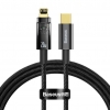 USB-хаб Baseus Square round 4 in 1 USB HUB Adapter(USB3.0 TO USB3.0*1+USB2.0*3) 1m Black (CAHUB-AY01