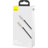 Кабель Baseus Cafule Series Metal Data Cable Type-C to Type-C 100W 2m Black (CATJK-D01)