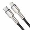 Кабель Baseus Cafule Series Metal Data Cable Type-C to Lightning PD 20W 2m Black (CATLJK-B01)