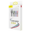 Кабель Baseus Fast 4-in-1 Cable For iP+Type-C(2)+Micro 3.5A 1.2m Black (CA1T4-B01)