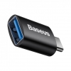 USB-хаб Baseus Square round 4 in 1 USB HUB Adapter(USB3.0 TO USB3.0*1+USB2.0*3) 1m Black (CAHUB-AY01 (CAHUB-AY01)