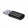 Адаптер Baseus Ingenuity Series Mini OTG Adaptor USB 3.1 to Type-C  Black (ZJJQ000101)