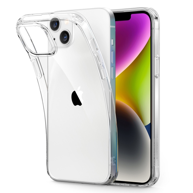 Чехол Silicone Case WS iPhone 14 Plus Прозрачный
