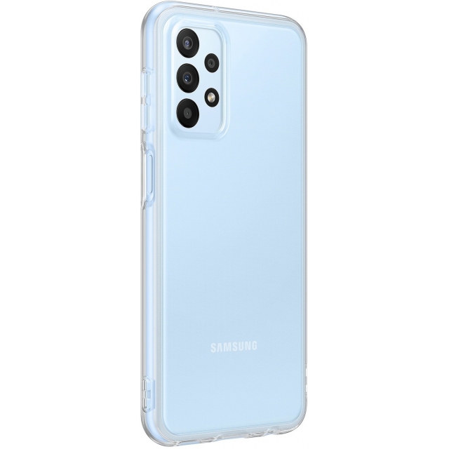 Чохол Silicone Case WS Samsung A23 4G (A235) A23 5G (A236) Прозорий