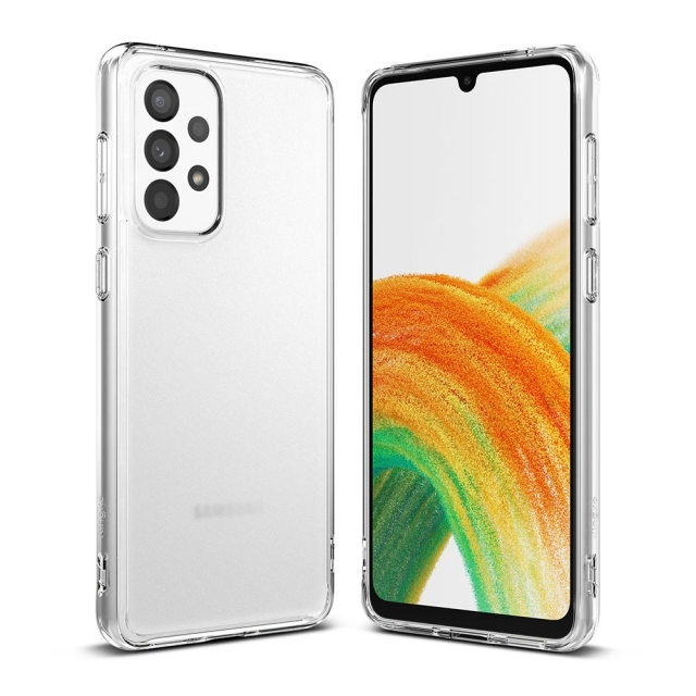 Чохол Silicone Case WS Samsung A33 5G (A336) Прозорий