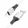 Кабель Hoco X86 iP Spear silicone charging data cable White (X86)