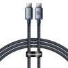 Кабель Baseus Crystal Shine Series Fast Charging Data Cable Type-C to Type-C 100W 1.2m Black