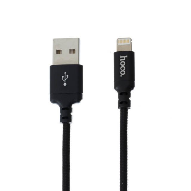 Кабель Hoco X14 Times speed Lightning charging cable,(L-1M) Black (X14)