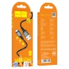 Кабель Hoco X86 Micro Spear silicone charging data cable Black (X86)