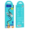 Кабель Hoco X86 Type-C Spear silicone charging data cable Black (X86)