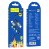 Кабель Hoco X86 Type-C to Type-C Spear 60W silicone charging data cable Black (X86)