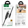 Адаптер Hoco UA16 Type-C to HDMI TV HD on-screen cable Metal Gray