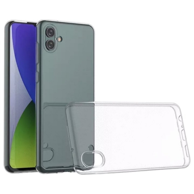 Чехол Silicone Case WS Samsung A04 Прозрачный
