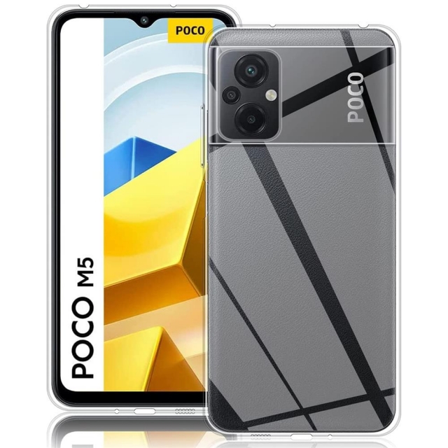 Чохол Silicone Case WS Xiaomi Redmi 11 Prime 4G/Poco M5 Прозорий