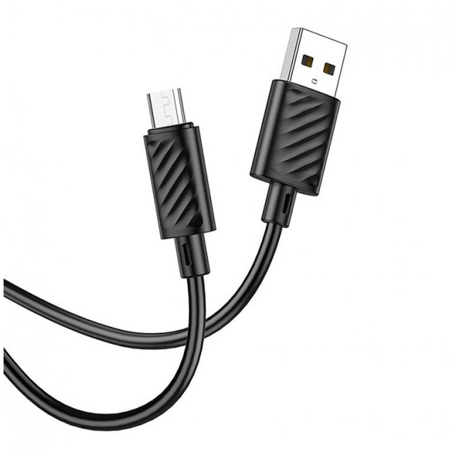 Кабель Hoco X88 Gratified charging data cable for Micro Black (X88)