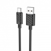 Кабель Hoco X88 Gratified charging data cable for Type-C Black