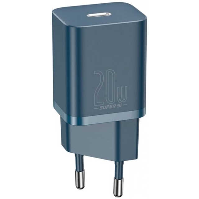 СЗУ Baseus Super Si Quick Charger 1C 20W EU Blue (CCSUP-B03)