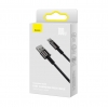 Кабель Baseus Tungsten Gold Fast Charging Data Cable USB to Type-C 100W 2m Black