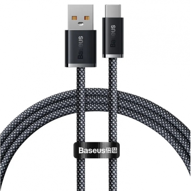 Кабель Baseus Dynamic Series Fast Charging Data Cable USB to Type-C 100W 1m Slate Gray