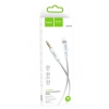 Кабель Hoco AUX UPA19 digital audio conversion cable Lightning White (UPA19)