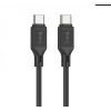 Кабель Hoco X90 Cool 60W silicone charging data cable for Type-C to Type-C Black