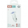 АЗП XO CC31 12W PC Dual USB car charger White