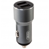 АЗУ XO CC30 Metal car charger Gray (CC30)