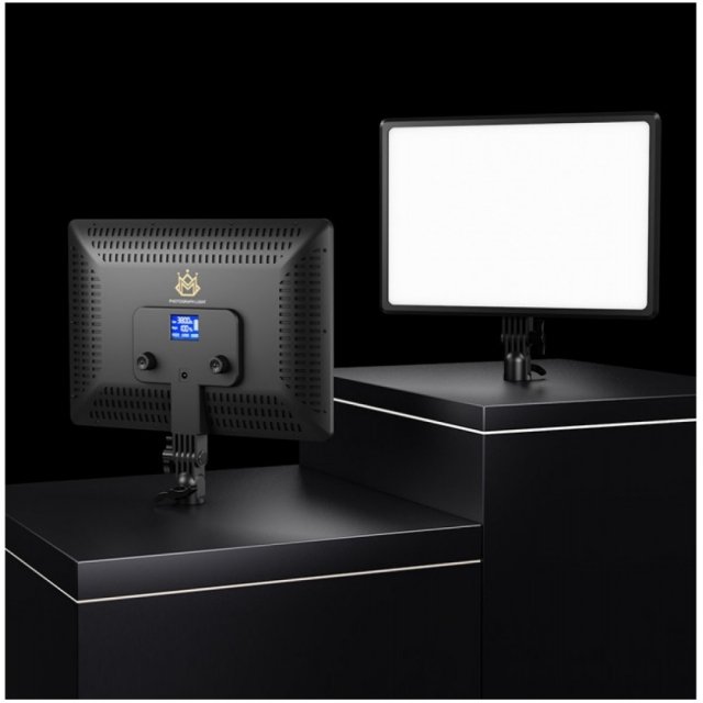  LED лампа 36 см A111 Квадратна Black