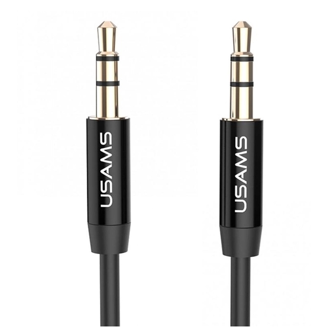 Кабель AUX USAMS YP-01 Aux Audio Cable 1M Black (YP-01)