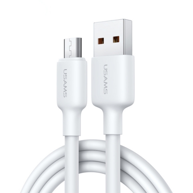 Кабель USAMS SJ607 U84 2A Micro Charging & Data Cable 1M White (SJ607)