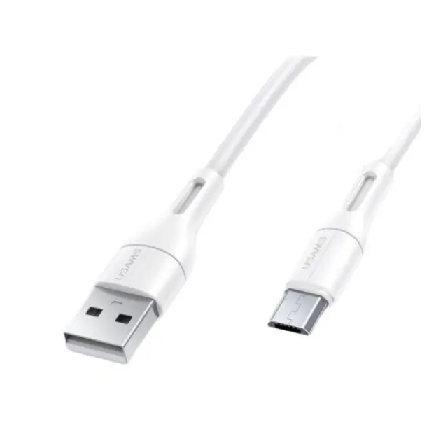 Кабель USAMS SJ502 U68 Micro Charging & Data Cable 1M White