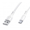 Кабель USAMS SJ502 U68 Micro Charging & Data Cable 1M White