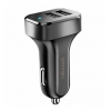 АЗУ USAMS CC087 C13 2.1A Dual USB Car Charger Black (CC087)