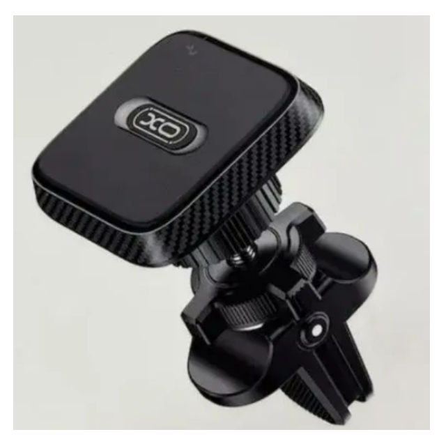 Холдер XO C123 Air outlet square magnetic Black (C123)