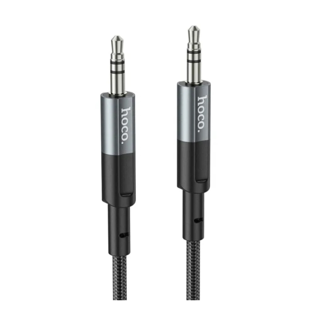 Кабель Hoco UPA23 AUX audio cable Metal Gray