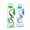 Кабель AUX Hoco UPA25 Transparent Discovery Edition Digital audio conversion cable Lightning Black