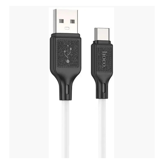 Кабель Hoco X90 Cool silicone charging data cable for Type-C White