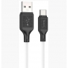 Кабель Hoco X90 Cool silicone charging data cable for Type-C White