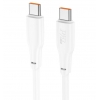 Кабель Hoco X93 Force 60W charging data cable Type-C to Type-C 1M White