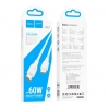 Кабель Hoco X93 Force 60W charging data cable Type-C to Type-C 1M White