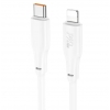 Кабель Hoco X93 Force PD20W charging data cable Lightning 2M White