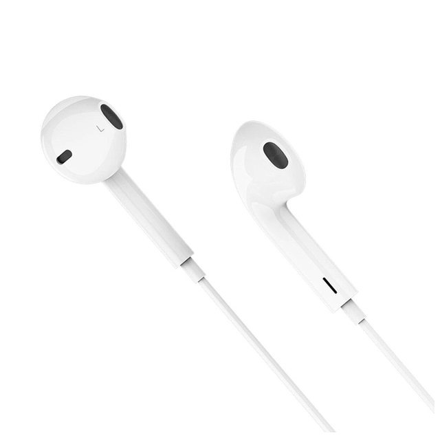Наушники Hoco M101 Crystal joy wire-controlled earphones with microphone White (M101)
